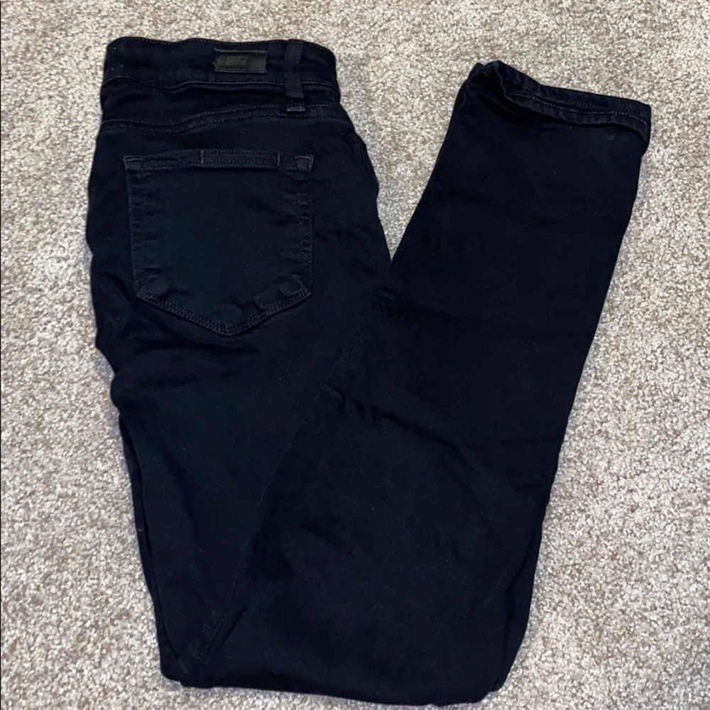 Paige black jeans Skyline Ankle Peg